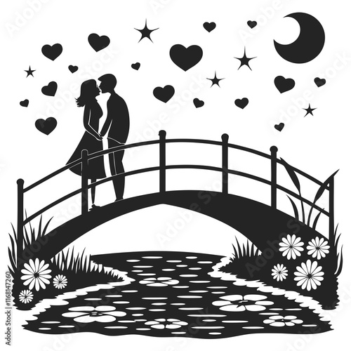 couple on the bridge