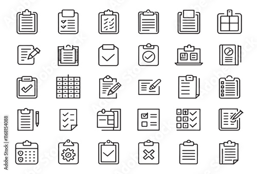 Test Paper Icon for Student Evaluation