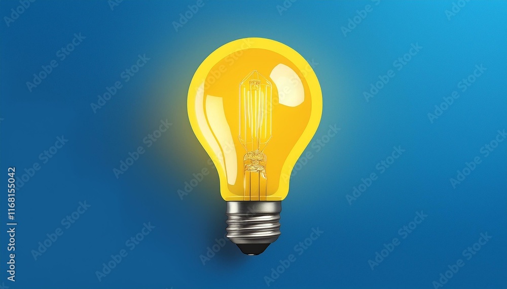 Light bulb on Blue background with copy space. Glowing light bulb symbol of new idea, creativity, innovation, concept, technology, equipment, glowing, inspiration, invention, solution, Light bulb on Blue background with copy space. Glowing light bulb symbol of new idea, creativity, innovation, concept, technology, equipment, glowing, inspiration, invention, solution,
