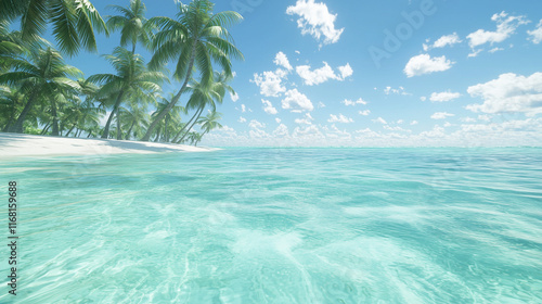 Tropical Paradise: A serene...