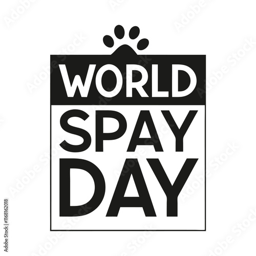World spay day Background Template design for Poster or Banner