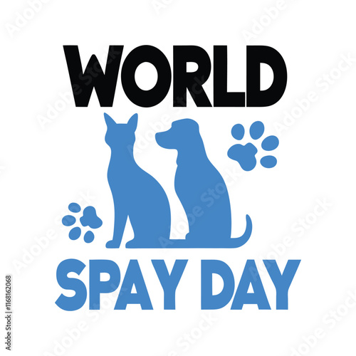 World spay day Background Template design for Poster or Banner
