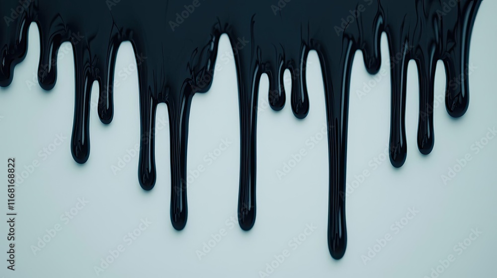 Ink abstract background concept. Dripping black paint creates an abstract and striking visual effect on a light background. Ink abstract background concept. Dripping black paint creates an abstract and striking visual effect on a light background.