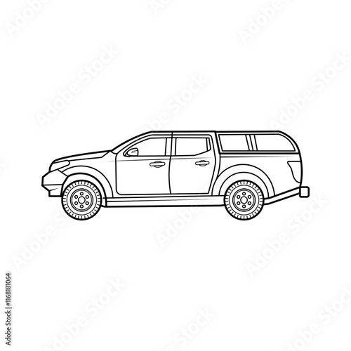 car outline on white background