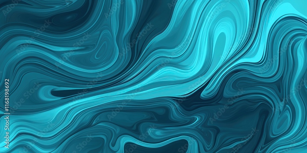 Abstract Teal Swirls: A mesmerizing digital painting of flowing, vibrant teal and dark teal swirls, creating a dynamic and captivating visual experience. Abstract Teal Swirls: A mesmerizing digital painting of flowing, vibrant teal and dark teal swirls, creating a dynamic and captivating visual experience.