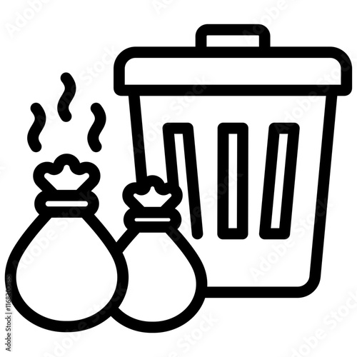 Waste Outline Icon