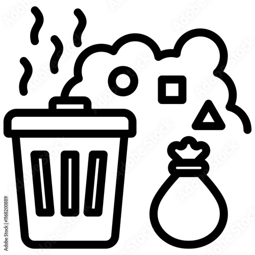 Landfill Outline Icon