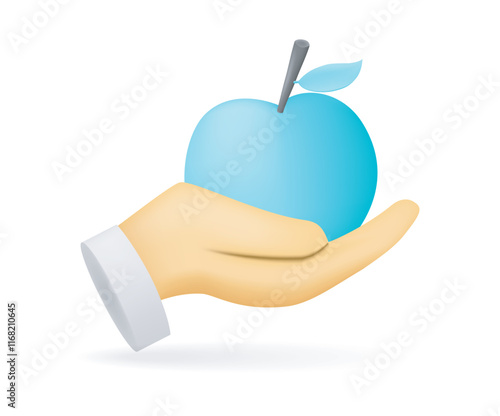 Knowledge education gravitation apple concept