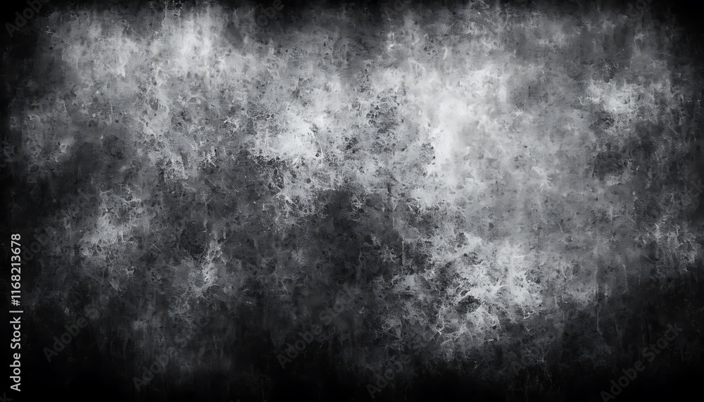 Obraz premium Whispers of Time: Ethereal Dust Tapestry in Monochrome