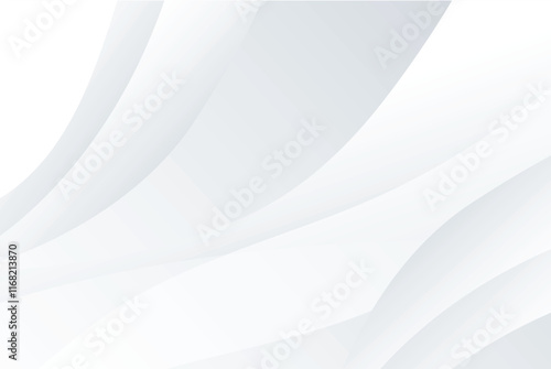 White abstract background with curve lines