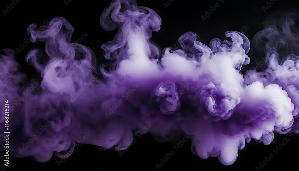 Ethereal Purple Fog Envelops Darkness Ethereal Purple Fog Envelops Darkness