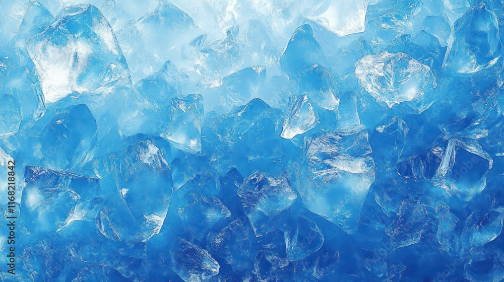 Icy Landscape Abstract Texture Blue Ice Shards Natural Light Depth Layering Icy Landscape Abstract Texture Blue Ice Shards Natural Light Depth Layering