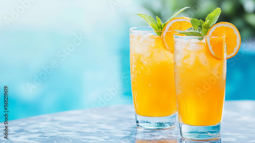 Refreshing Orange Cocktails...
