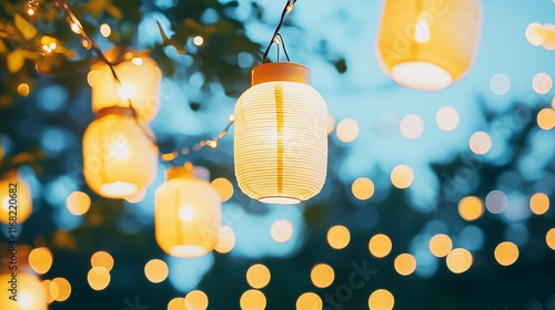 Evening Garden Lights: Illu...