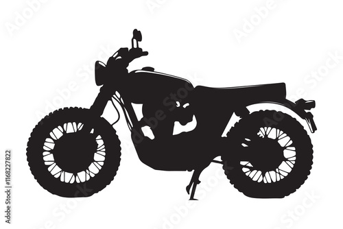 Bike silhouette vector illustration
