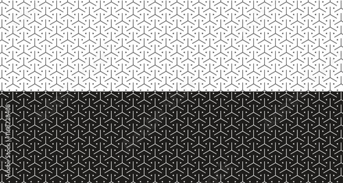 Geometric pattern of black triangles on a white background. Seamless modern stylish texture. on black & white, modern geometric pattern, premium, luxury,  triangle, pattern, background, line, luxury, 