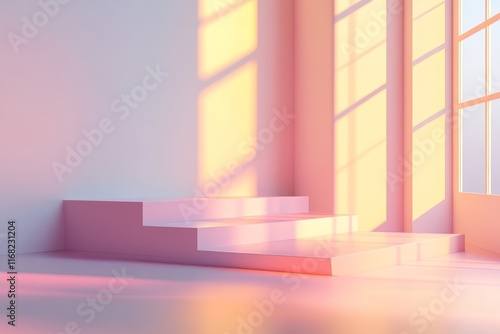 Wallpaper Mural Minimalistic Digital Concept with Clean Lines, Generative AI Torontodigital.ca