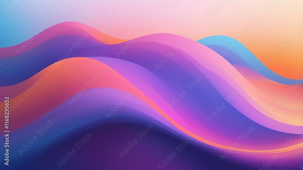 Abstract wavy background with modern gradient colors. Trendy liquid design. Motion sound wave. Vector illustration for banners, flyers and presentation. Abstract wavy background with modern gradient colors. Trendy liquid design. Motion sound wave. Vector illustration for banners, flyers and presentation.