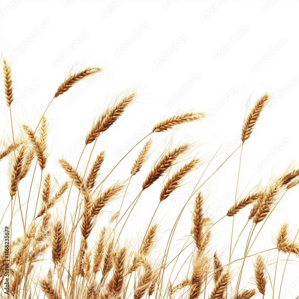 Golden Wheat Field Under Soft Light with Gentle Breeze Highlighting Nature's Beauty and Tranquility in Agriculture Landscape Golden Wheat Field Under Soft Light with Gentle Breeze Highlighting Nature's Beauty and Tranquility in Agriculture Landscape