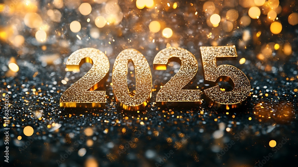 Glittering night celebration countdown to new year 2025 festivities Glittering night celebration countdown to new year 2025 festivities
