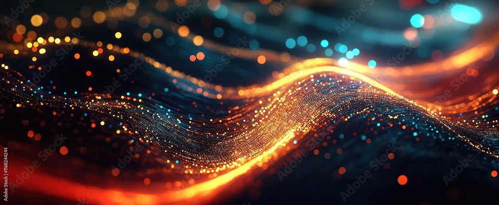 Fototapeta premium Abstract Digital Network Background for Technology, AI, and Data Storage Applications