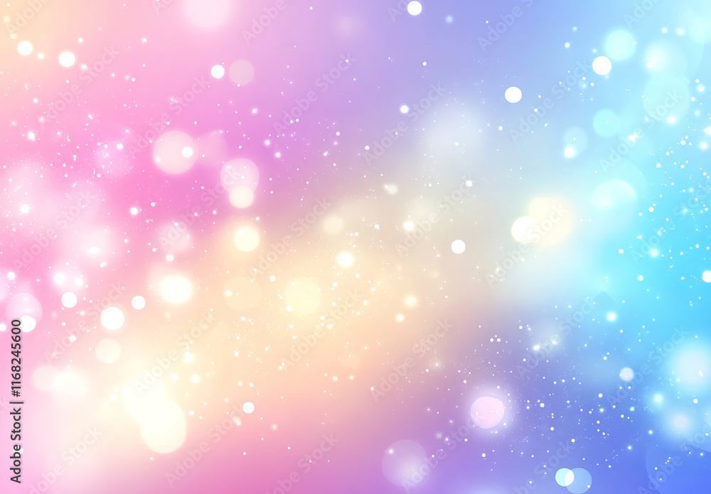 A luxurious glittery background with pastel hues of pink, blue, purple, silver, and gold. The soft bokeh effect and subtle sparkle exude sophistication and charm. A luxurious glittery background with pastel hues of pink, blue, purple, silver, and gold. The soft bokeh effect and subtle sparkle exude sophistication and charm.
