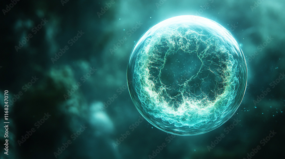 A single glowing orb floats in a dark void, symbolizing mystery, solitude, and the infinite, with space on the side to suggest the vast unknown and chaotic forces beyond its luminous presence
A single glowing orb floats in a dark void, symbolizing mystery, solitude, and the infinite, with space on the side to suggest the vast unknown and chaotic forces beyond its luminous presence