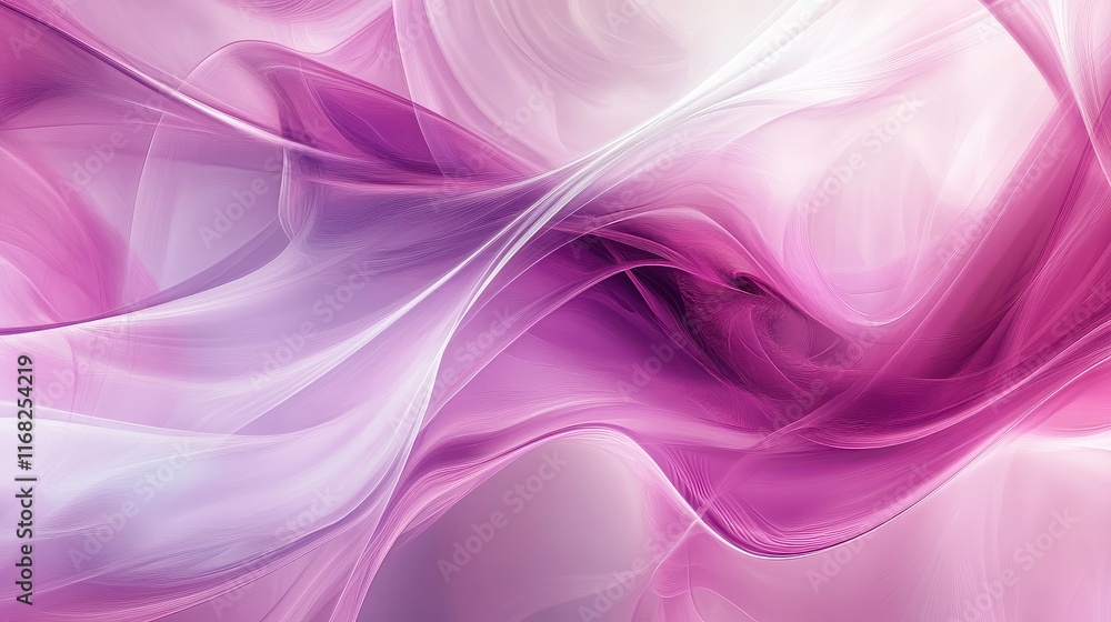 Abstract swirling paint in pink, purple, and white with smooth blending Abstract swirling paint in pink, purple, and white with smooth blending