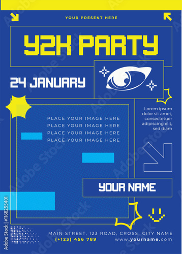 Y2K Party Flyer