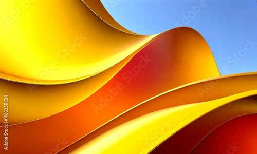 Gladden color wavy curve line flowing background . and twirl 3d background animation. Seamless looping .