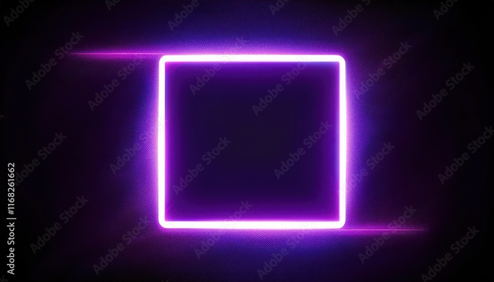 A glowing purple square on a dark background, creating a vibrant and modern aesthetic with a hint of digital art. A glowing purple square on a dark background, creating a vibrant and modern aesthetic with a hint of digital art.