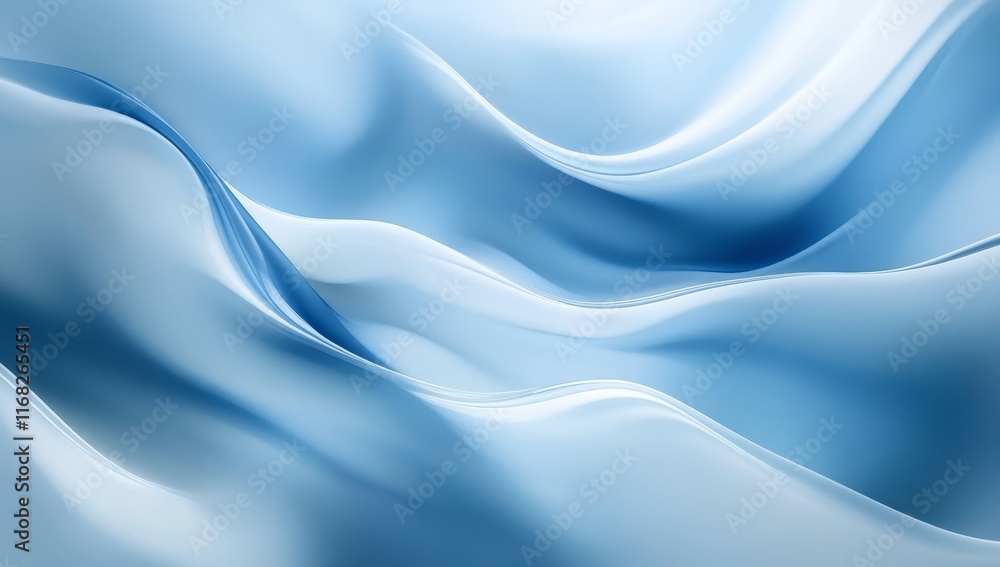 Abstract blue wavy background. Abstract blue wavy background.