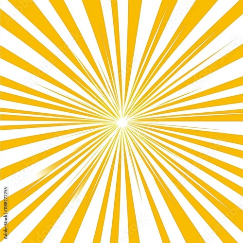 Wallpaper Mural Bright Radiant Yellow Sunburst Background with Striking Radiating Lines for Modern Design and Creative Projects Torontodigital.ca