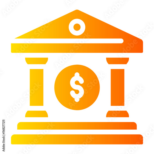 bank Gradient icon