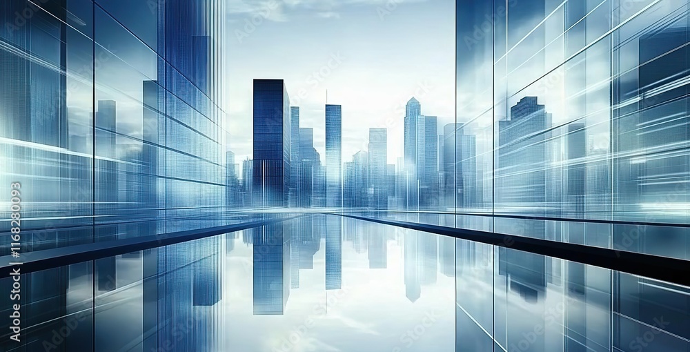 Ultra-Realistic Photography: Futuristic Cityscape with Cool Blue Tones and Gray Gradient Ultra-Realistic Photography: Futuristic Cityscape with Cool Blue Tones and Gray Gradient
