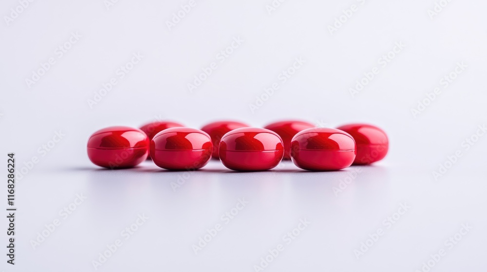 World Map Made of Red Capsules Representing Global Health World Map Made of Red Capsules Representing Global Health