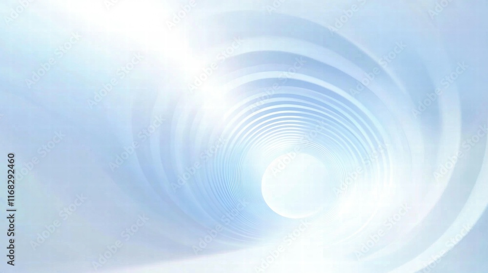 Fototapeta premium Abstract light swirl creating a calming, ethereal atmosphere.