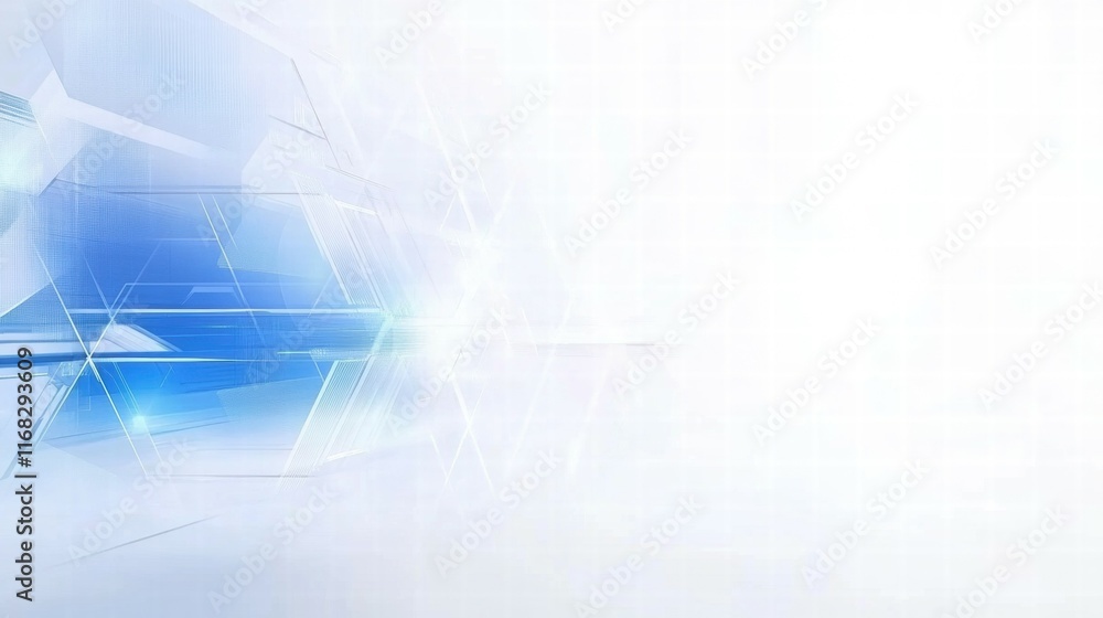 Abstract blue and white geometric background with a futuristic design. Abstract blue and white geometric background with a futuristic design.