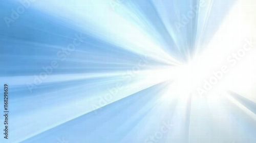 A bright, abstract background with rays of light emanating from a central point.