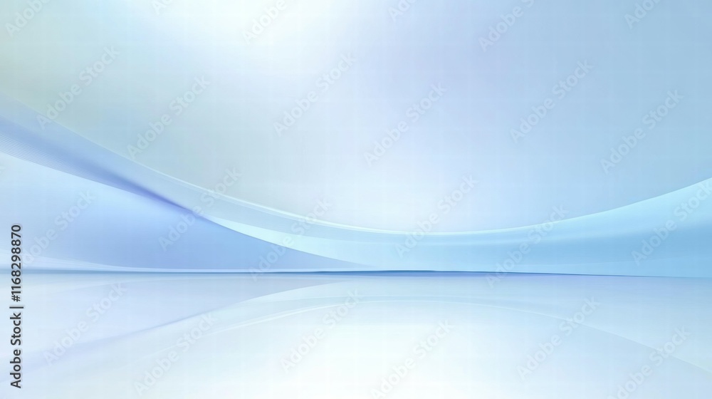 Obraz premium A smooth, abstract blue gradient background ideal for presentations or digital designs.