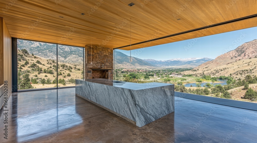 Modern Mountain View Kitchen Modern Mountain View Kitchen