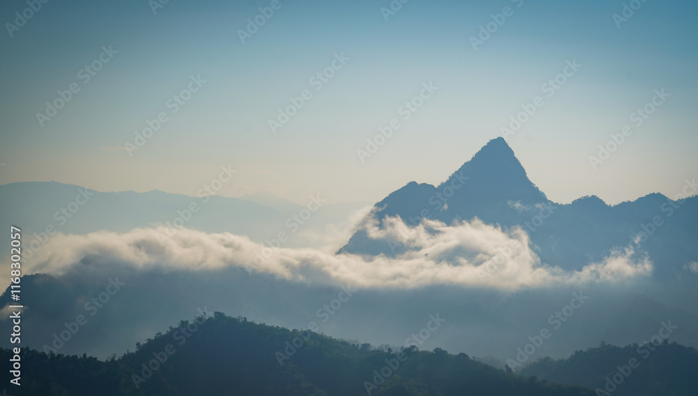 the atmosphere of the mountain and mist the atmosphere of the mountain and mist