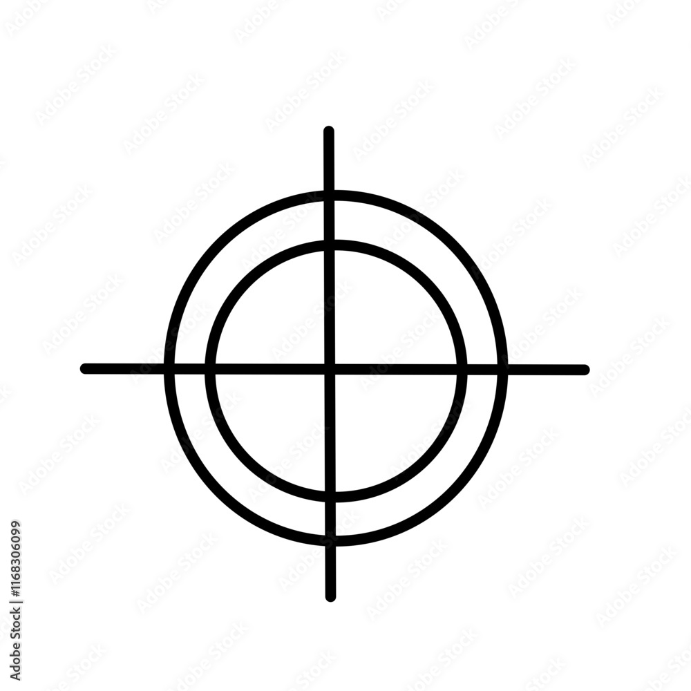 aim target icon aim target icon