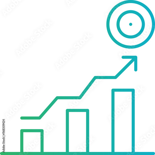 Successful Investment icon single vector illustration