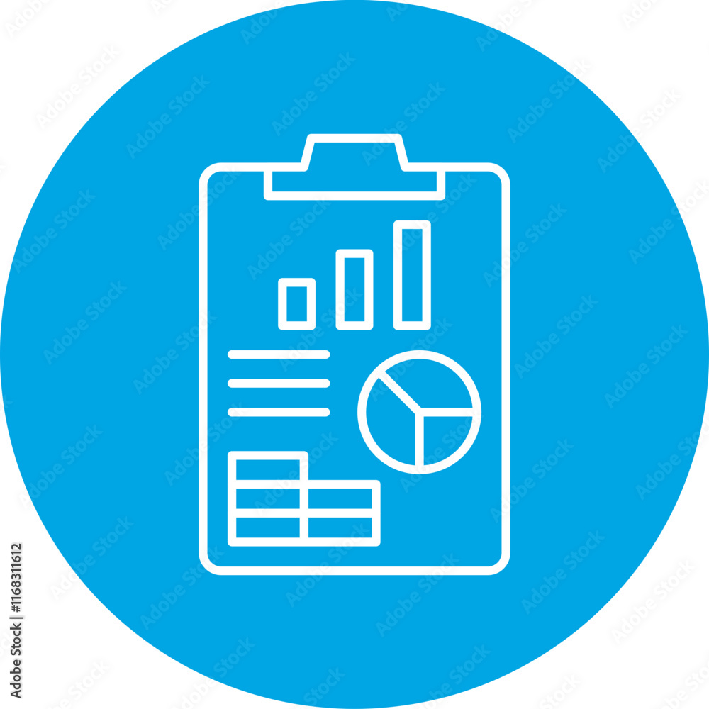 Financial Report icon single vector illustration Financial Report icon single vector illustration
