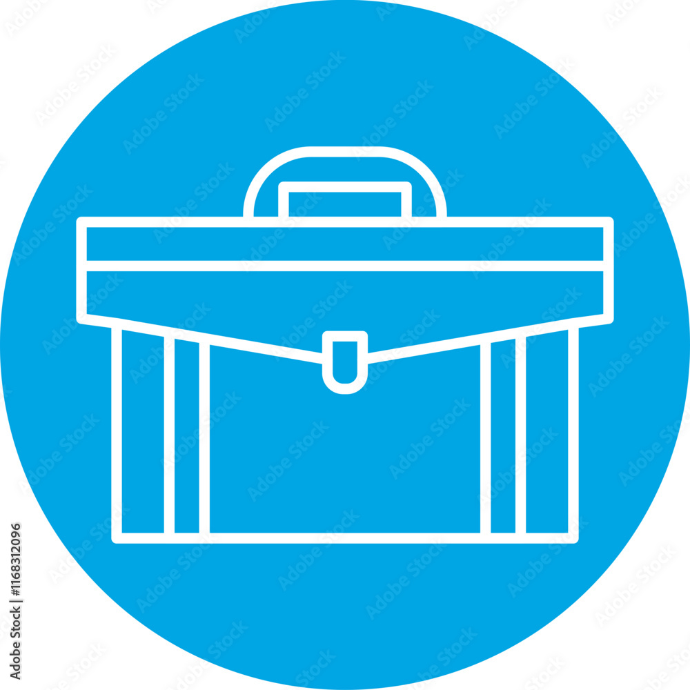Briefcase icon single vector illustration Briefcase icon single vector illustration