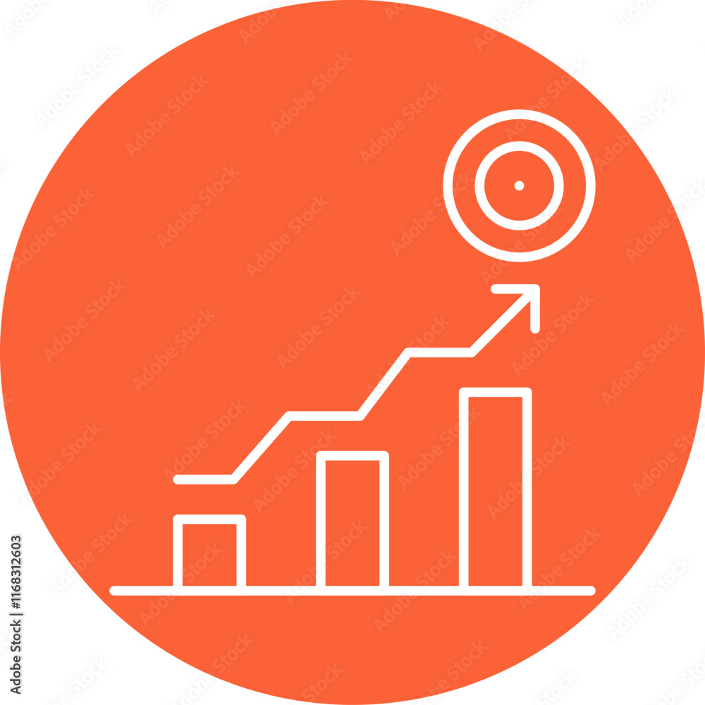 Successful Investment icon single vector illustration