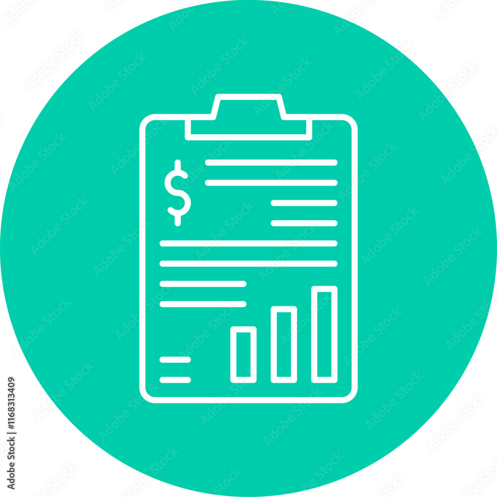 Marketing Budget icon single vector illustration Marketing Budget icon single vector illustration
