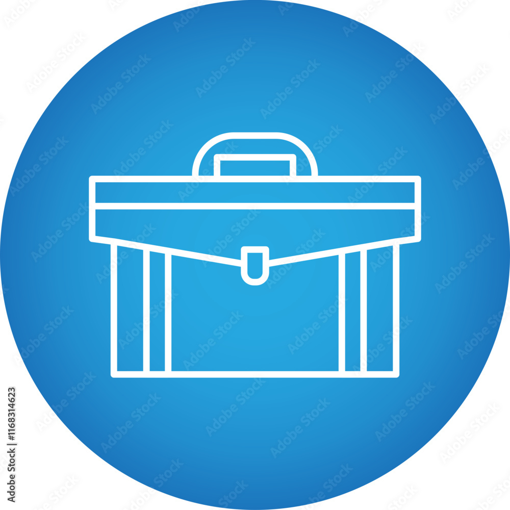Briefcase icon single vector illustration Briefcase icon single vector illustration