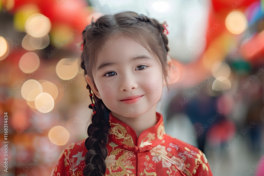 A cheerful girl wearing traditional attire, showcasing vibrant colors and festive spirit during a cultural celebration. A cheerful girl wearing traditional attire, showcasing vibrant colors and festive spirit during a cultural celebration.